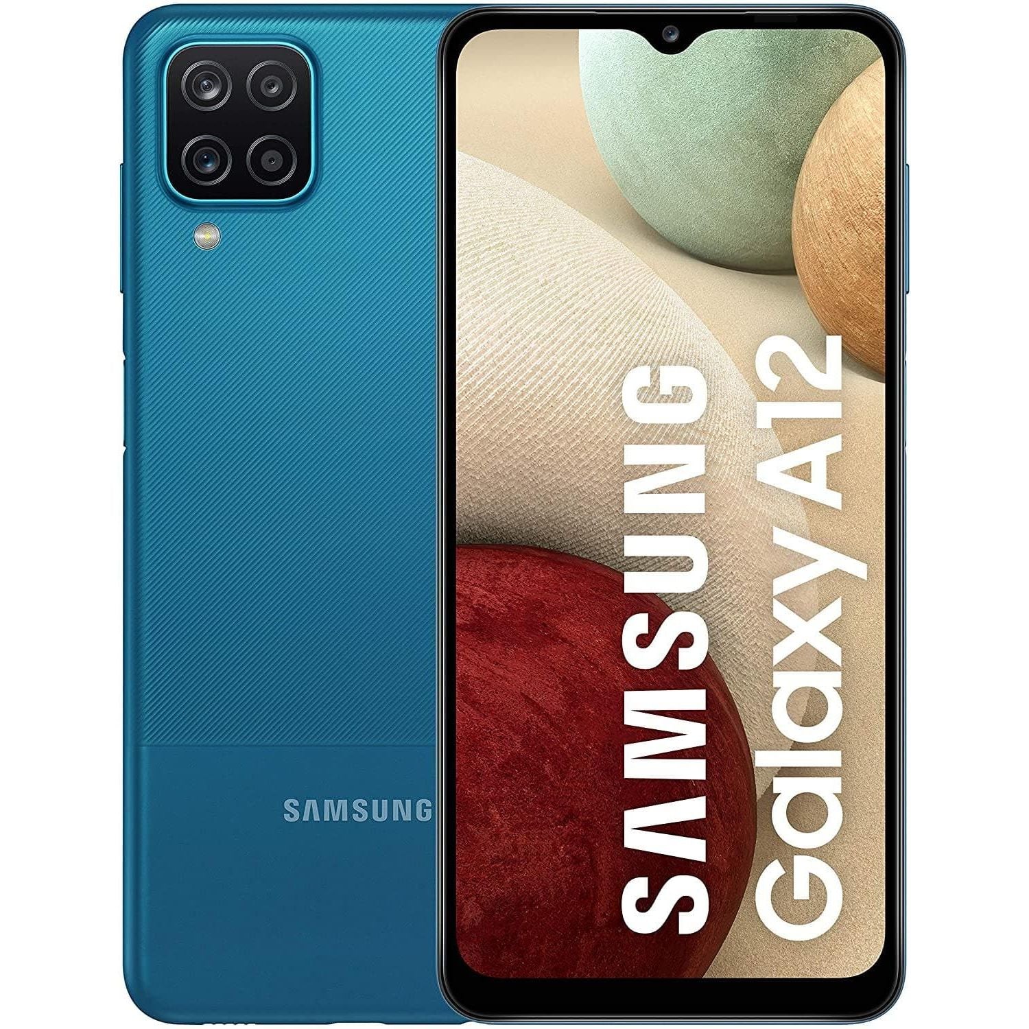 Buy Samsung,Samsung Galaxy A12 64GB 4G Blue - Unlocked - Gadcet.com | UK | London | Scotland | Wales| Ireland | Near Me | Cheap | Pay In 3 | Mobile Phones